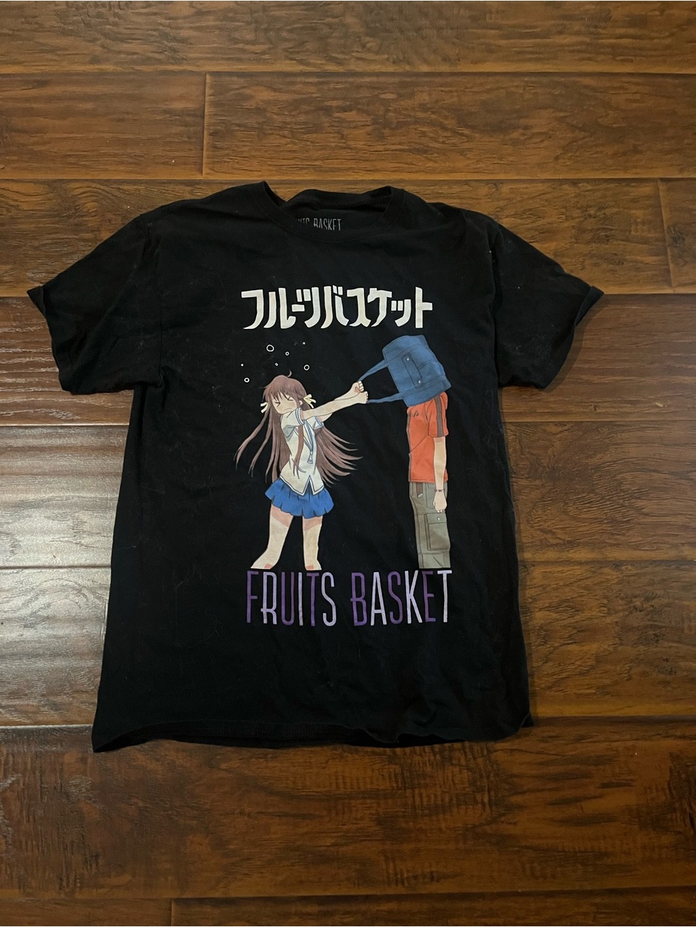 Fruits Basket Black Anime Graphic Tee